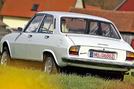 Peugeot 504, Heckansicht