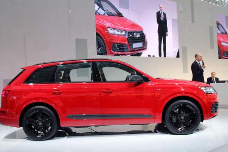 Audi SQ7 4.0 TDI Weltpremiere auf der Audi Jahrespressekonferenz 2016