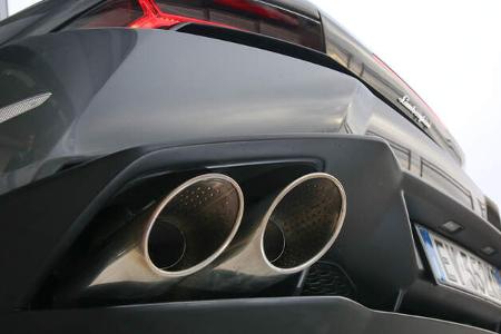 Lamborghini Huracán LP 610-4, Auspuff, Endrohr