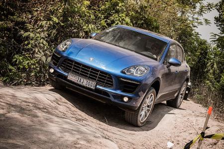 Porsche Macan Vorne Links Seite Porsche Macan Vorne Links Seite