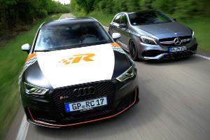 Getunte Kompaktsportwagen mit 410 PS im Test