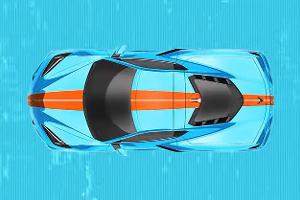Gulf-Oil-Outfit ab Werk