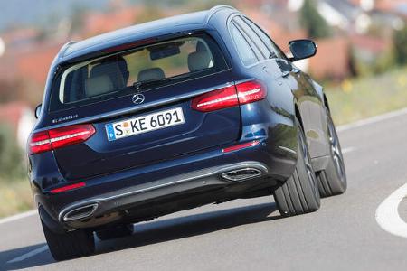 Mercedes E 220 d T, Heckansicht