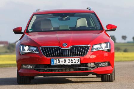 Skoda Superb Combi 2.0 TDI, Frontansicht