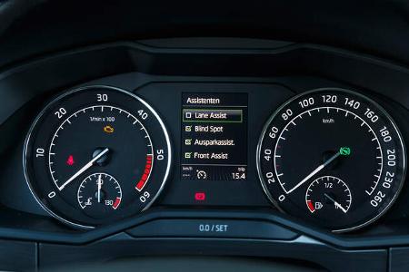 Skoda Superb Combi 2.0 TDI, Rundinstrumente