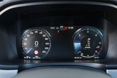 Volvo V90 D4, Anzeigeinstrumente