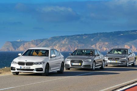 Audi A6, BMW Fünfer, Volvo S90 Audi A6, BMW Fünfer, Volvo S90