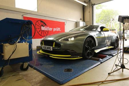 Aston Martin Vantage GT8, Messstand, Test