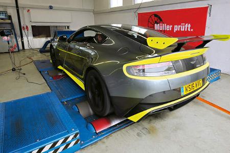 Aston Martin Vantage GT8, Messstand, Test