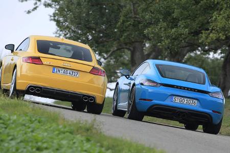 Audi TTS, Porsche Cayman