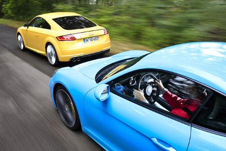 Audi TTS, Porsche Cayman