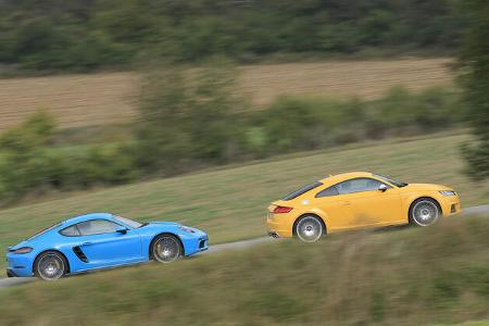 Audi TTS, Porsche Cayman
