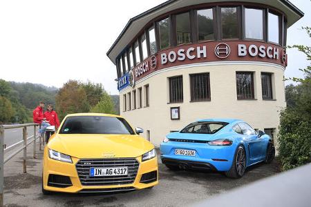 Audi TTS, Porsche Cayman
