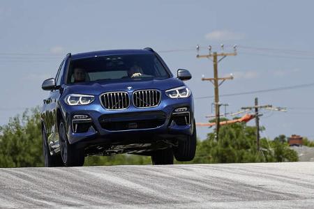 BMw X3 (2017) Fahraufnahme