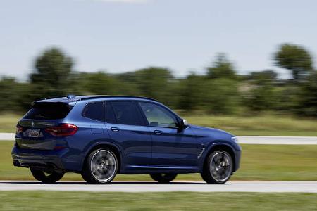 BMw X3 (2017) Fahraufnahme