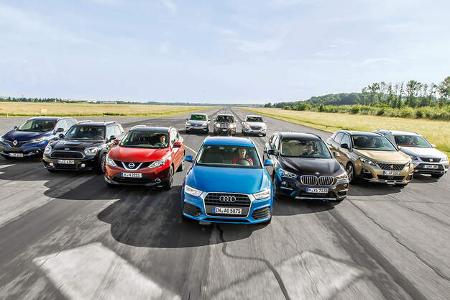 SUV Mastertest Vergleich AMS1417 SUV Mastertest Vergleich AMS1417