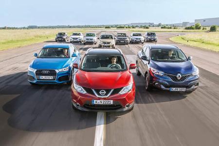 SUV Mastertest Vergleich AMS1417