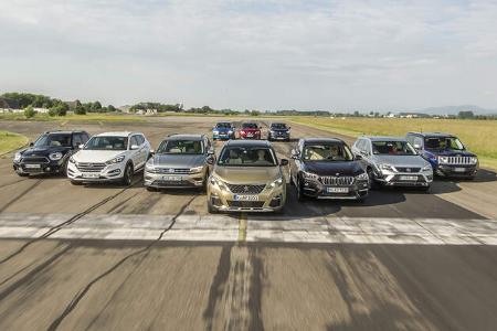 SUV Mastertest Vergleich AMS1417