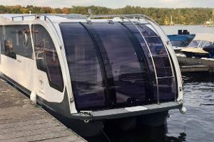 Schwimmender Wohnwagen bei Tchibo