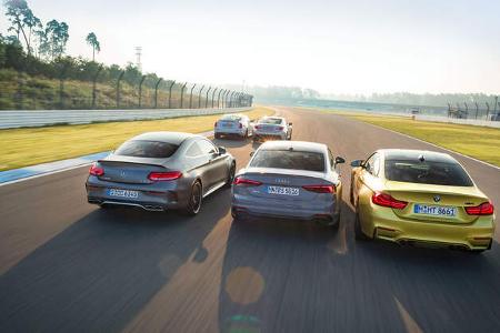 Power-Coupés - Test - Vergleichstest - RS 5 - ATS -V - RC F - AMG C 63 S - M4 Competition