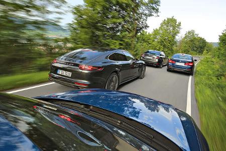spa 10/2017 Vergleichstest Audi S6, BMW M550i, Lexus GS F, Porsche Panamera 4S