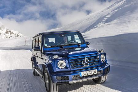Mercedes G 350 d Fahrbericht Hochgurgl / Timmelsjoch Winter 2018