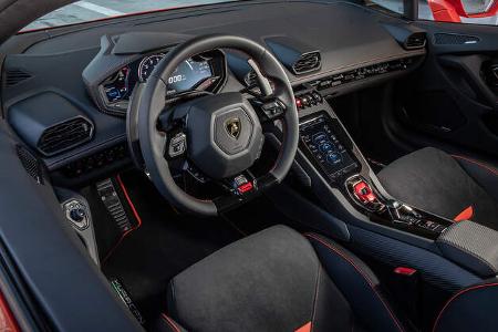 Lamborghini Huracan Evo, Innenraum, Cockpit