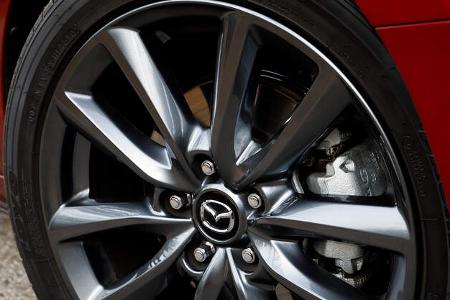 Mazda 3 Skyactive G (2019), Räder, Felgen, Reifen, Bremse