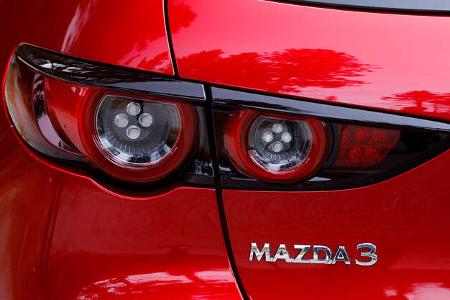 Mazda 3 Skyactive G (2019), Heck, Rücklicht