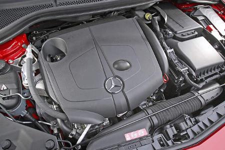 Mercedes B-Klasse, Motorraum