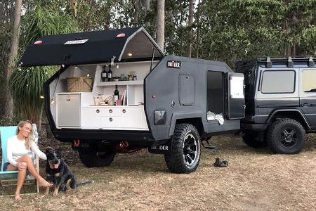 Bruder EXP-4 Offroad-Caravan / GelŠnde-Wohnwagen Australien