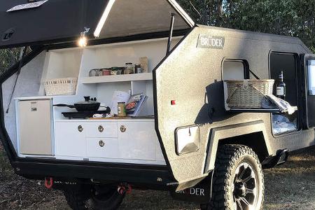 Bruder EXP-4 Offroad-Caravan / GelŠnde-Wohnwagen Australien