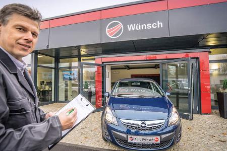 Opel Corsa, Frontal mit Meister Wünsch Opel Corsa, Frontal mit Meister Wünsch