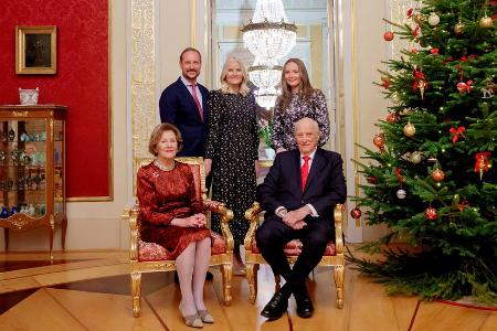 Weihnachtskarte der norwegischen Königsfamilie: Einer fehlt immer Weihnachtskarte der norwegischen Königsfamilie: Einer fehlt immer