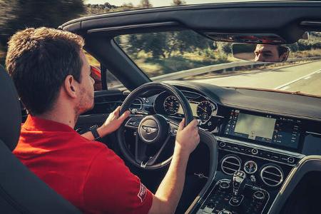 Bentley Continental GTC 2019, Innenraum, Cockpit
