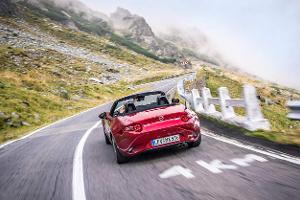 Mit dem Japan-Roadster unterwegs auf der Transfagarasan