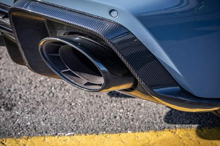 Audi R8 V10 Performance, Auspuff