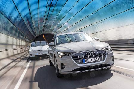Vergleichstest, Audi E-Tron, Tesla Model X, ams0819