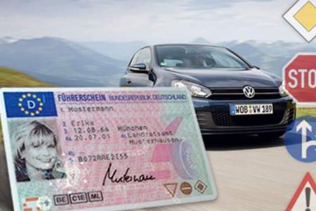 Führerscheintest und Fahrschule
