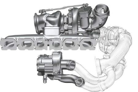 eBooster von BorgWarner am Mercedes M256 Reihen-Sechszylinder