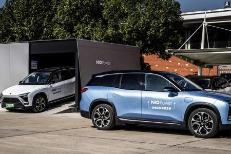 Nio Elektroauto Akku Tausch Nio Elektroauto Akku Tausch
