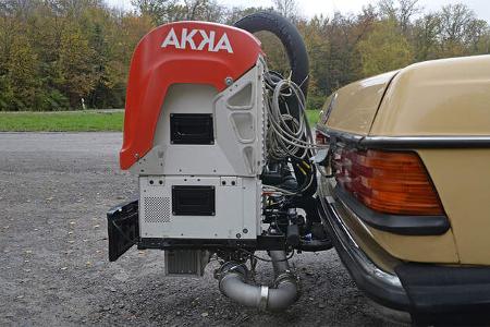Mercedes 240D_W123_Abgastest