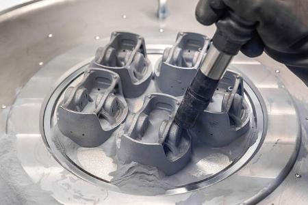 Kolben aus 3D-Drucker, Porsche