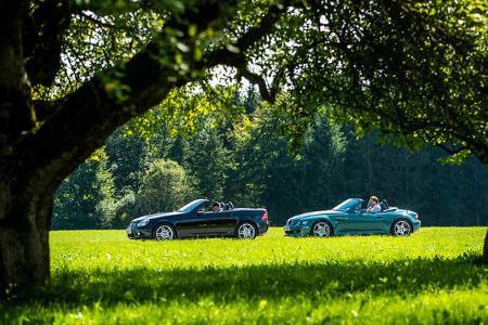BMW Z3 M Roadster, Mercedes-Benz SLK 32 AMG, Exterieur