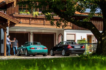 BMW Z3 M Roadster, Mercedes-Benz SLK 32 AMG, Exterieur