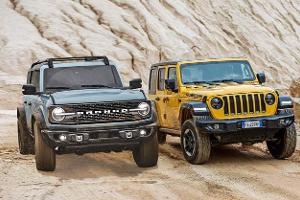Ford Bronco gegen Jeep Wrangler