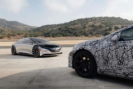 Erlkönig Mercedes EQS