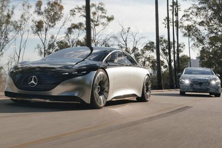 Erlkönig Mercedes EQS