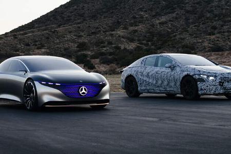 Erlkönig Mercedes EQS