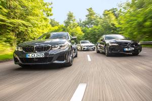 BMW M340i Touring xDrive, Mercedes-AMG C 43 T 4Matic, Volvo V60 T8 Polestar Engineered, Exterieur
